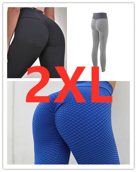 Plaid Seamless High-Waisted Yoga Pants – Breathable & Stylish!