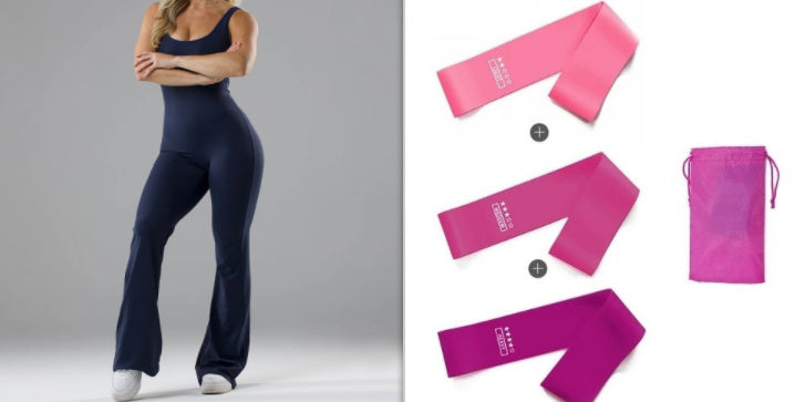 Slim Fit Hip Raise Jumpsuit - Sexy Backless Yoga and Exercise Wear