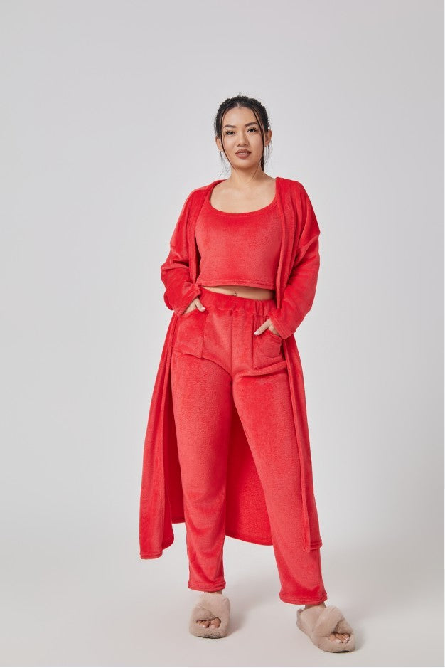 3-Piece Cozy Pajama & Lounge Set for Women