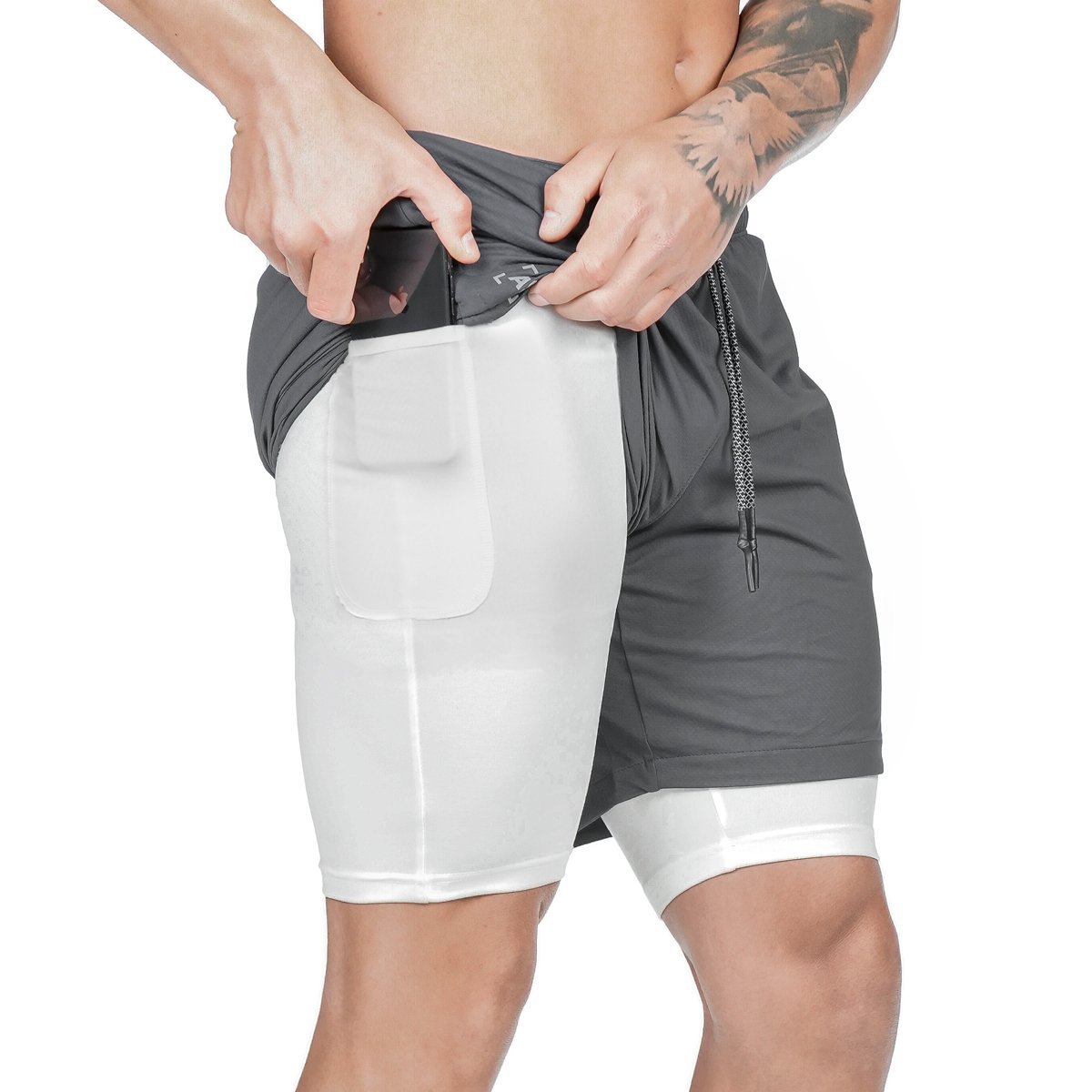 Pocket Compression Shorts for Active Comfort and Support