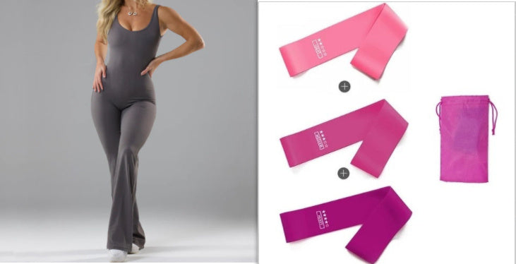 Slim Fit Hip Raise Jumpsuit - Sexy Backless Yoga and Exercise Wear